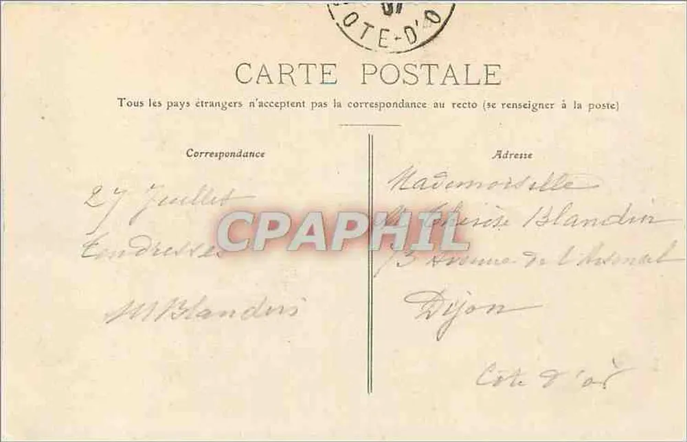 Lac d'Annecy — Château de Duingt et dents de Lanfon — A.C. n°59 - Verso