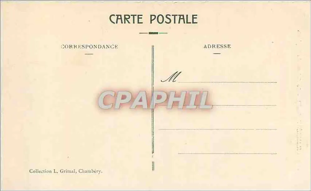 Chambéry (Savoie) - La Colonne des Éléphants - Société Générale - Verso