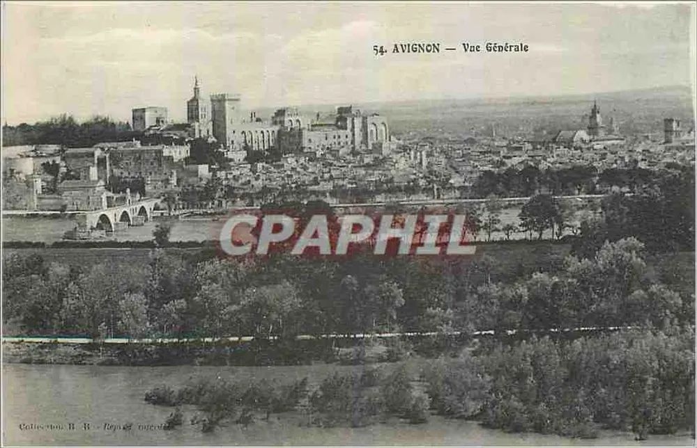 Avignon — Vista Geral — Coleção B. R. Rep. 24 - Frente