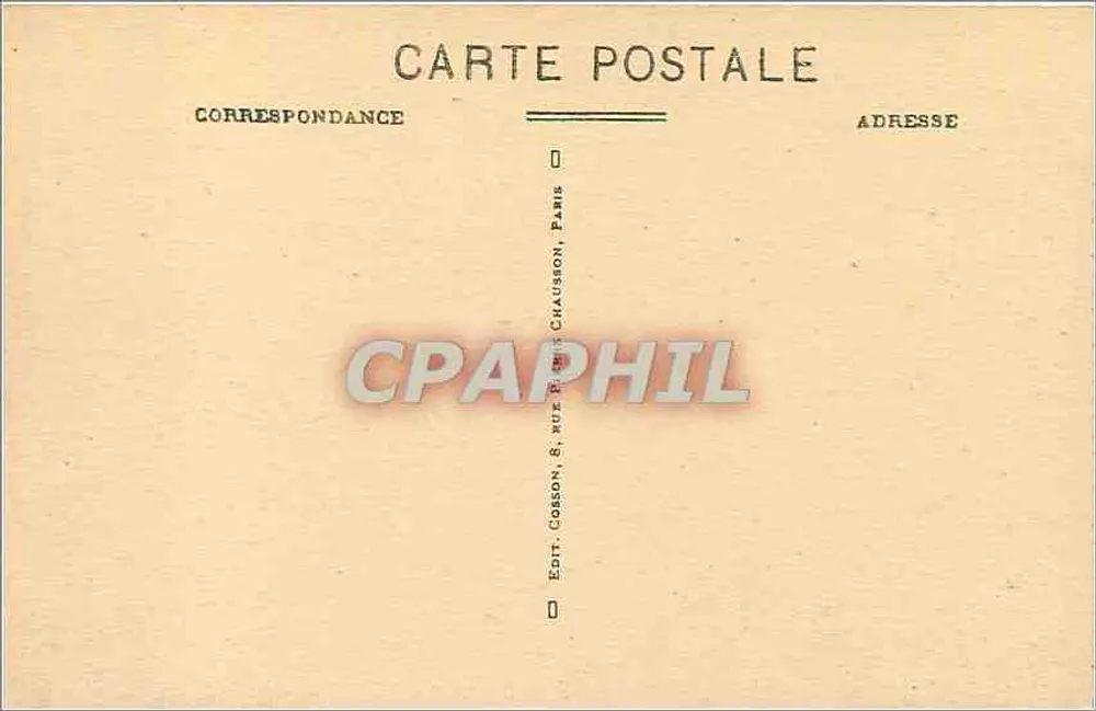 Paris - A Estação da Leste C.M. — 'Esl' Estação — Editor C. M. n°546 - Verso