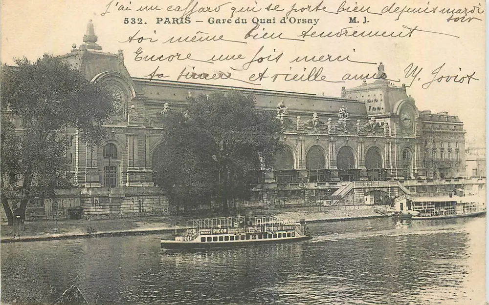 Paris — Estação do Quai d'Orsay — Editor Piccor, n° 532 - Frente