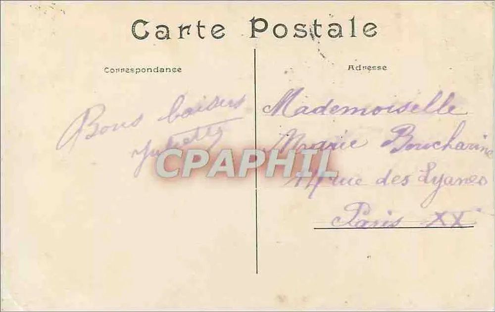 Paris — Die neue Gare d'Orléans — Verlag: Light & Co. n° 556 - Rückseite