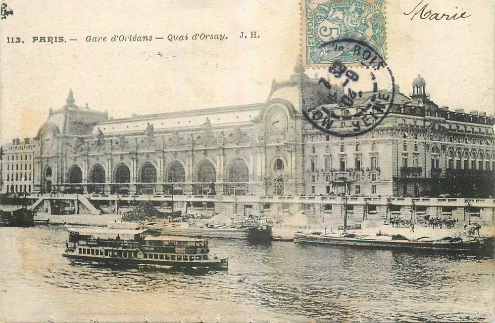 Paris — Gare d'Orléans — Quai d'Orsay — J.H. — n°113 - Recto