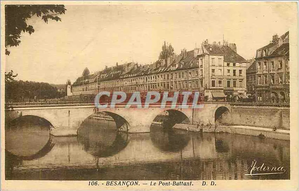 Besançon — O Pont-Battant — Modernea, n° 106 - Frente