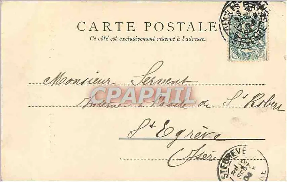 Arco de Campanus — Aix-les-Bains — editor Paris 27157 - Verso