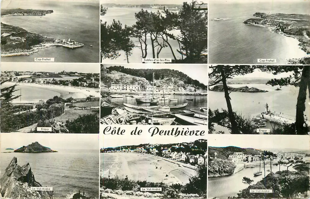 Côte de Penthièvre — Panoramablick — (Verlag nicht sichtbar) - Vorderseite
