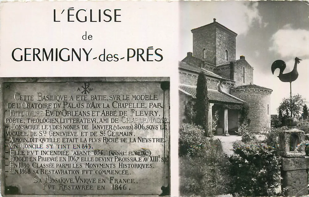 A Igreja de Germigny-des-Prés — Igreja basílica sobre o modelo do oratório de Aix-la-Chapelle — Edições Lavelle - Frente