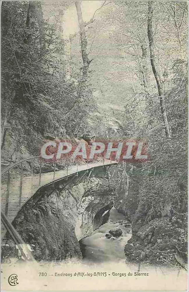 Gorges do Sierroz — Entorno de Altk-Bains — Editor C. C. F. n°780 - Frente