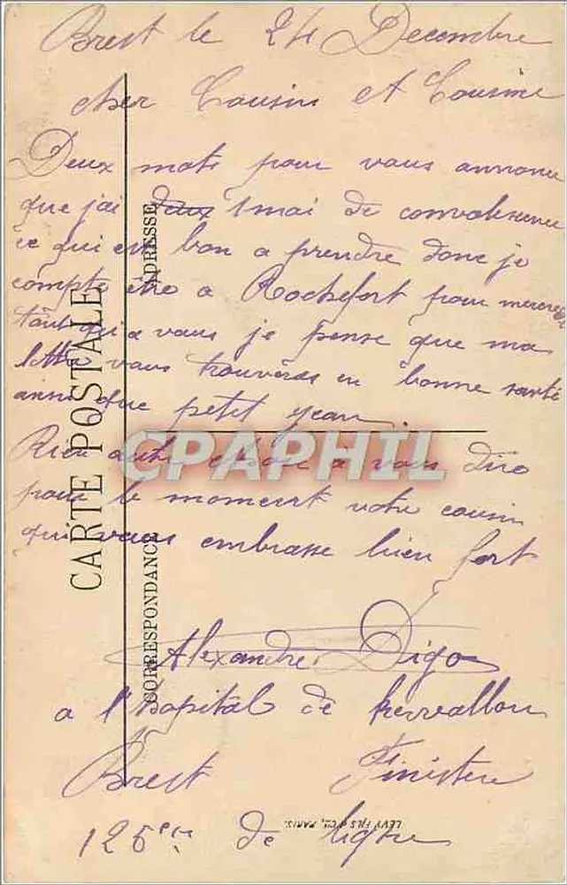 Brest — O Pont Nacional — LL. - Verso