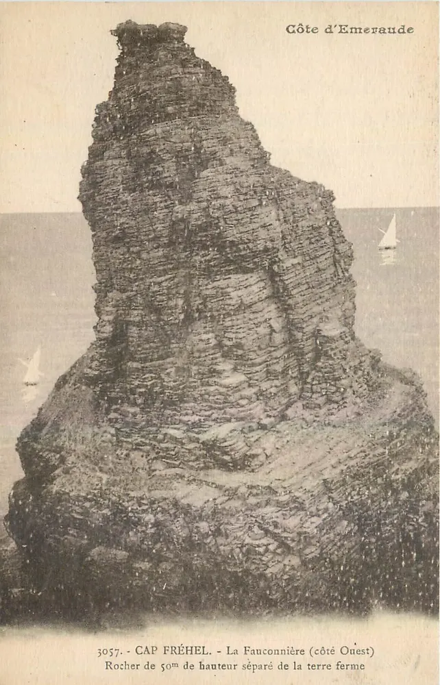 CAP FRÉHEL — La Fauconnière (côté Ouest) — Côte d'Émeraude — série 3057 - Recto