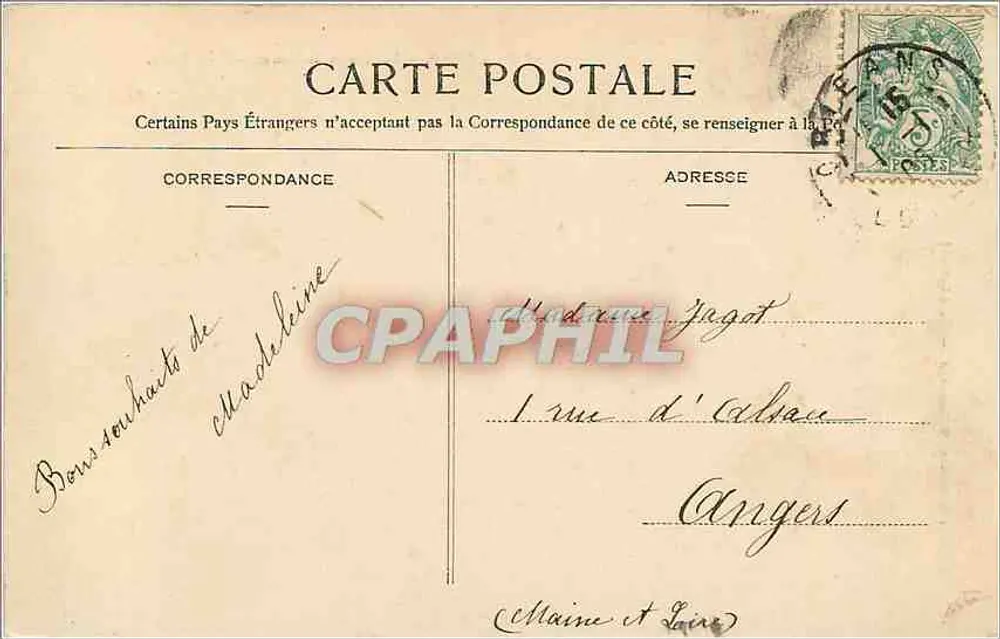 Olivet — I bordi del Loiret — Paul Forêt - Verso