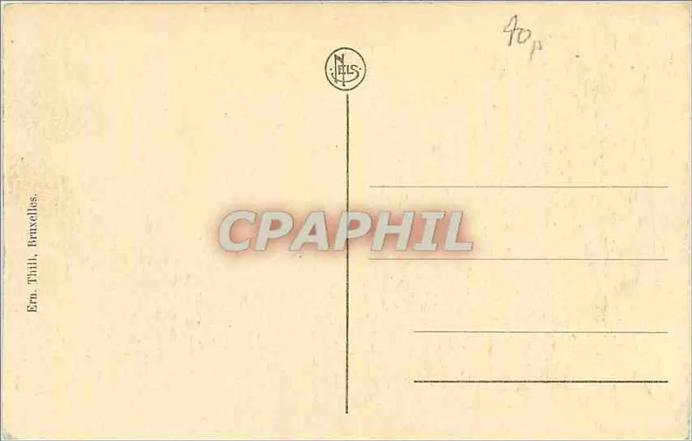 Mons — The Grand' Street — Publisher Em. Tuill, Brussels, no. 085 - Back