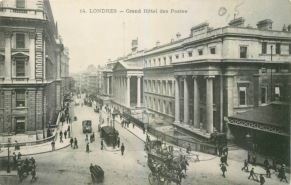 London — Grand Hotel des Postes — unknown publisher, no. 14 - Front