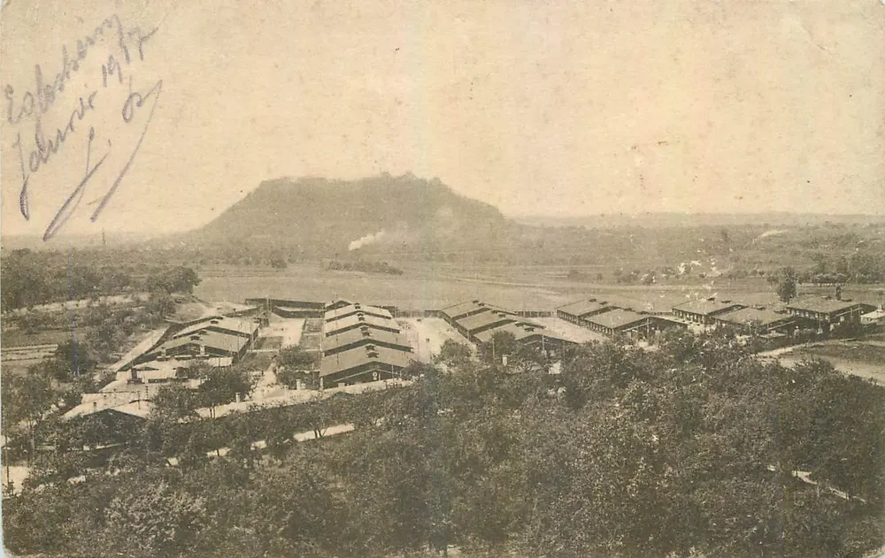 Ludwigsburg-Eglosheim — Oboz dla jeńców wojennych — wydawca Künstl. Schr. G.m.b.H. Stuttgart, numer serii nie widoczny - Awers