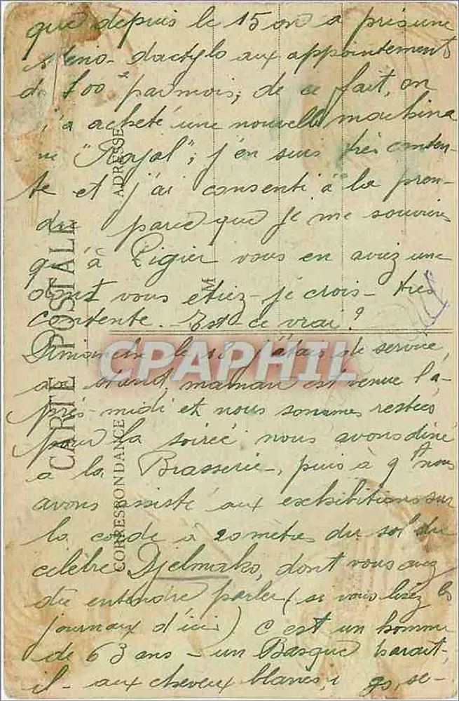 Mauresca e seu Moutchachoun — Coleção Idéni P. S. — n° 390 - Verso