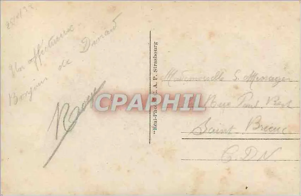 Dinard — A Ponta-da-Maouline — Heul-Photo A.P. Strashoung, n°15 - Verso