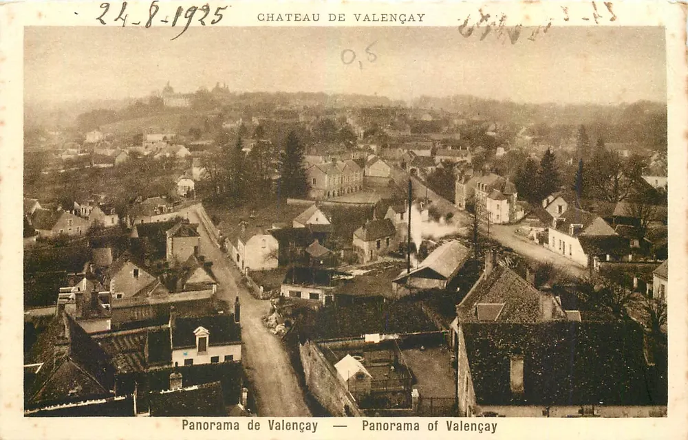 Castelo de Valençay — Panorama de Valençay — Imp. Branly - Frente
