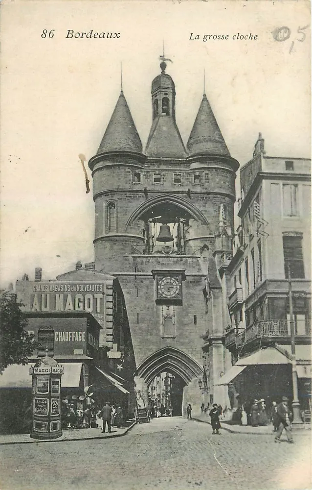 Bordeaux — A grande campana — Au Magot, n°86 - Frente
