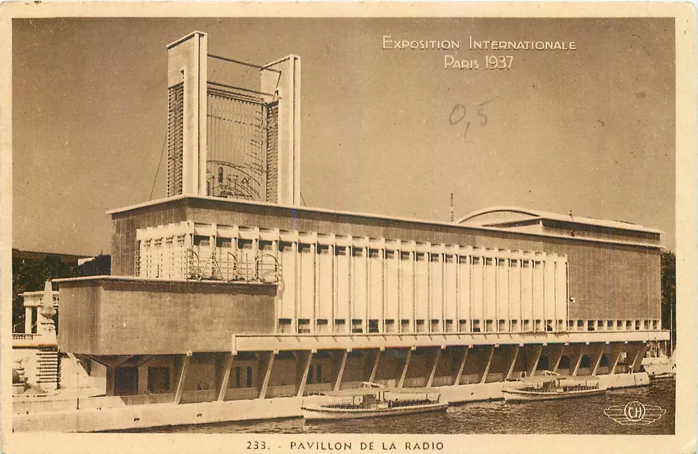 Pavillon de la Radio — Exposition Internationale Paris 1937 — H. CHIPAULT, Boulogne-sur-Me - Recto