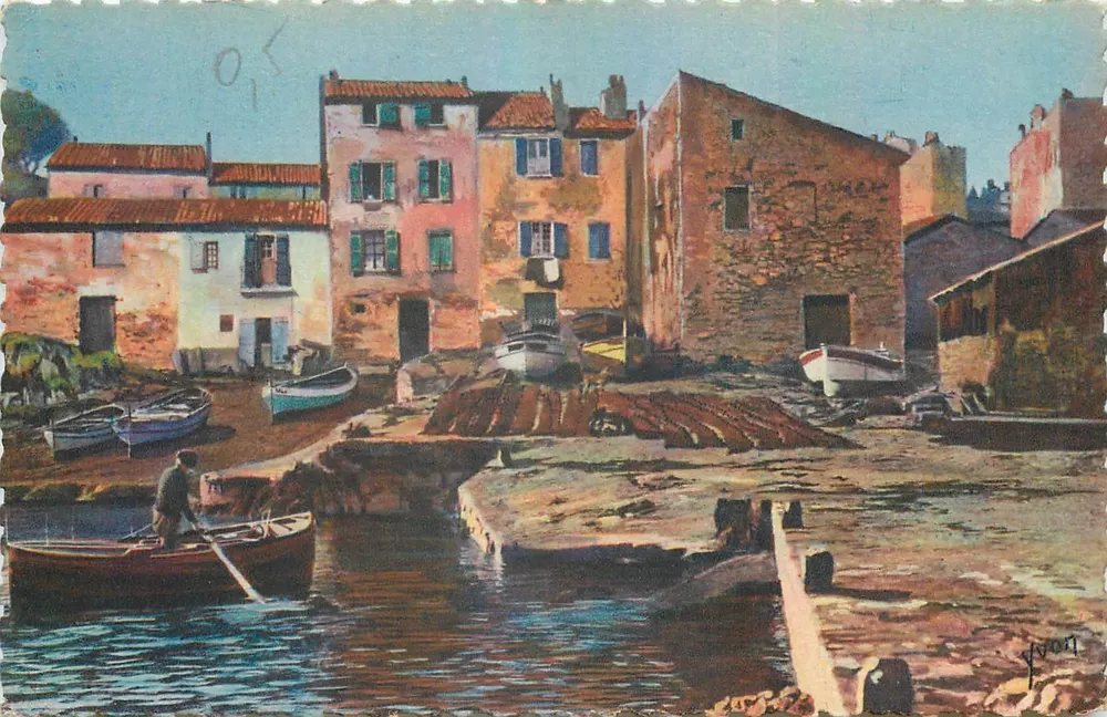 Saint-Tropez — Quartier des pêcheurs — Les Editions d'Art Yvon - Recto