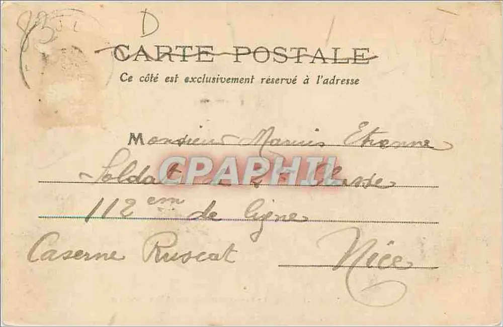 Fréjus — A Lanterna de Augusto e Vista Geral — MTI L - Verso