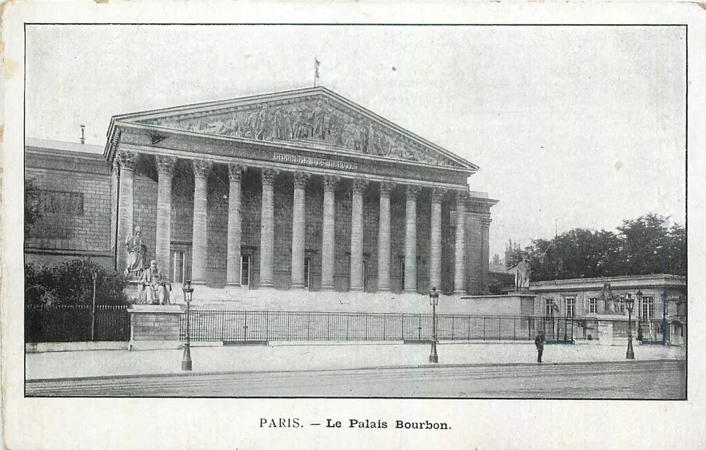 Paris — O Palácio Bourbon — Editor: Coleção da Pequena República - Frente