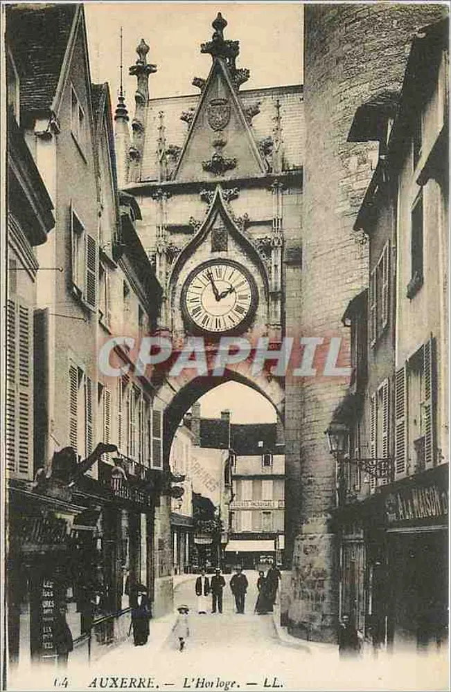 Auxerre — A Relógio — LL. n° 14 - Frente