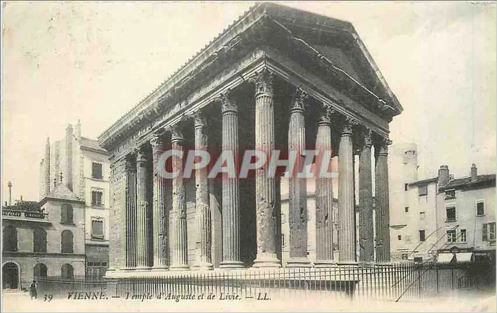 Viena — Templo de Augusto e Lívio — LL. n°39 - Frente