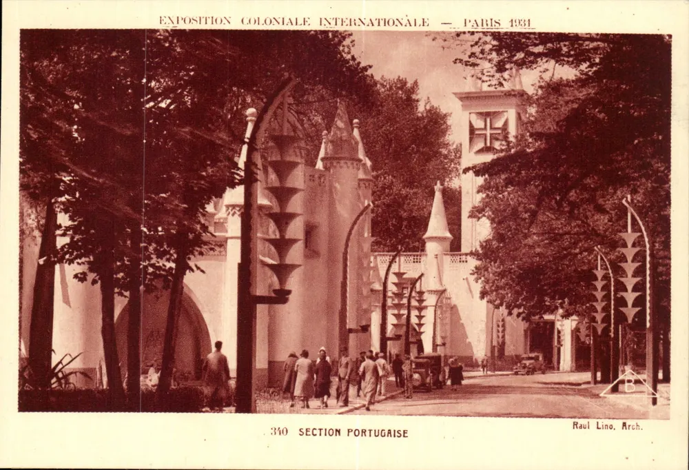 Internationale Kolonialausstellung — Paris 1931 — portugiesische Abteilung — Raul Lino, Arch. - Vorderseite