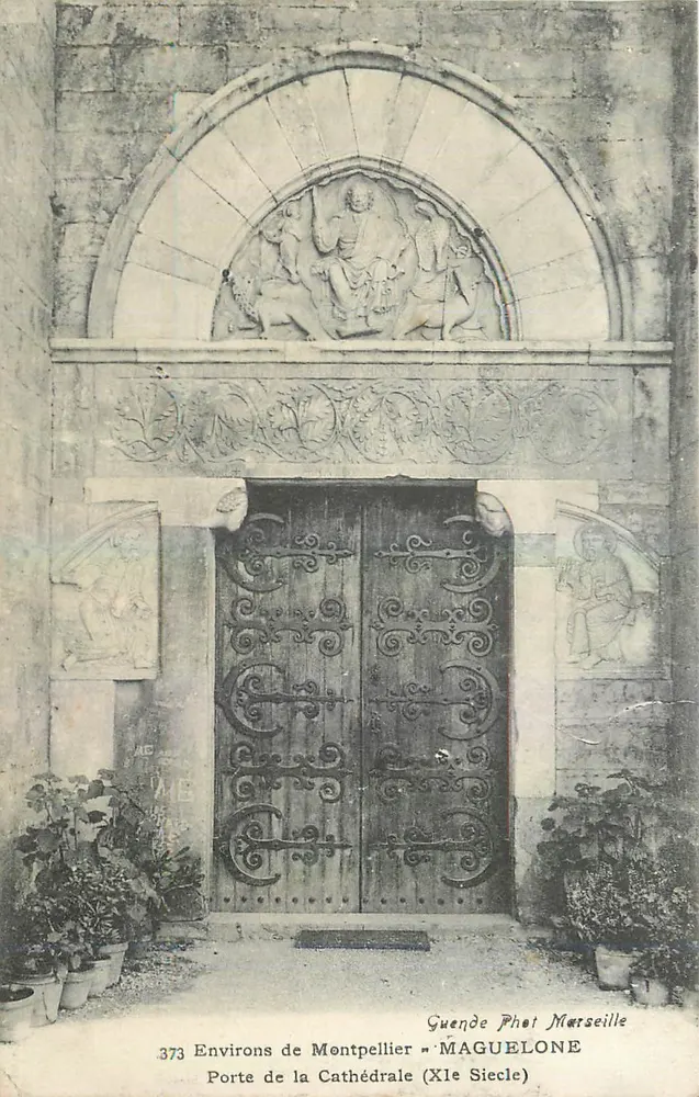 Porte de la Cathédrale — Montpellier — Guende Phot Marseille, n°373 - Recto