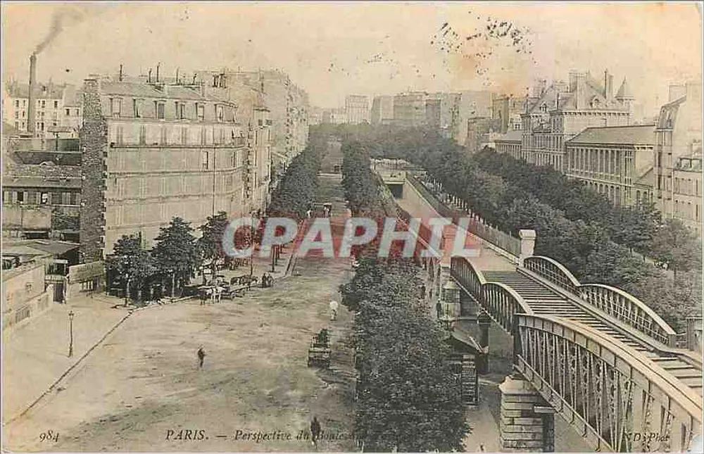 PARIS — Perspectiva do Bois de Vincennes — n°984 - Frente