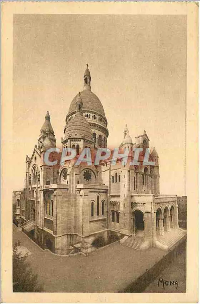 Basilique du Sacré-Cœur — Façade — M. Mona, n°48 - Recto
