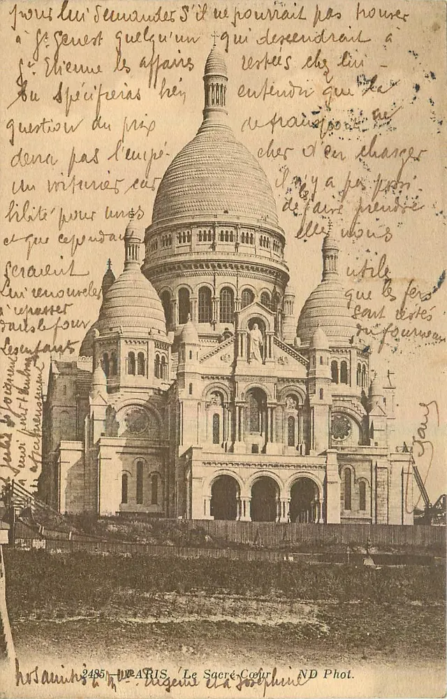 Paris - O Sagrado Coração — ND Fot. n°2485 - Frente