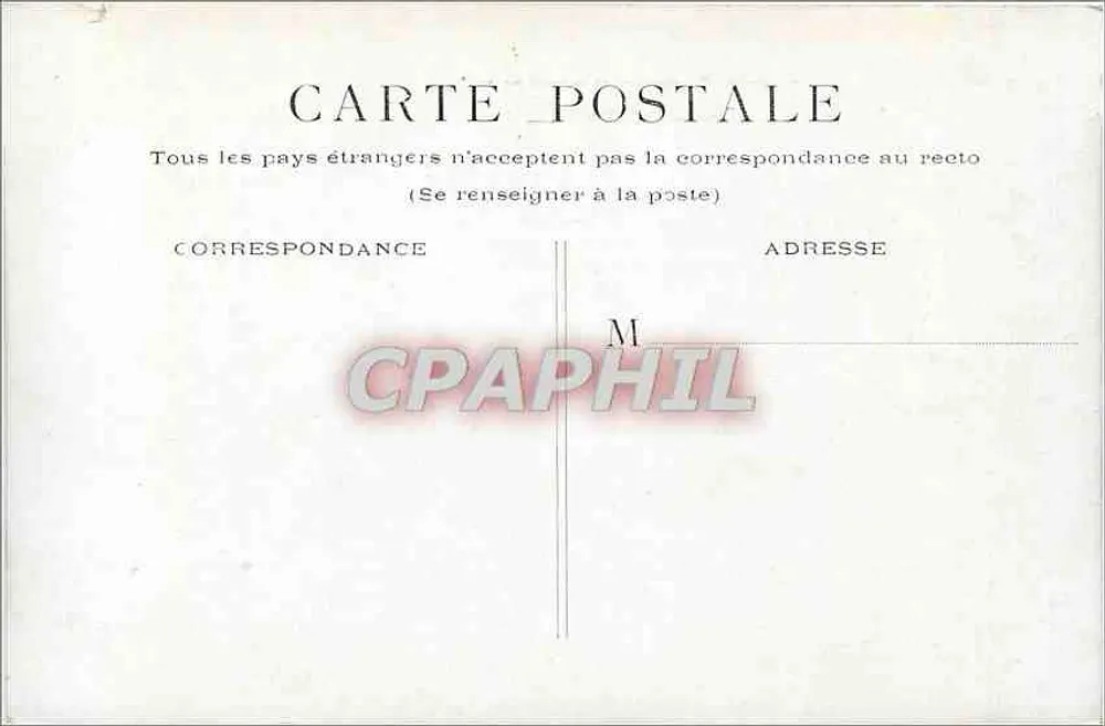 Paris - Praça e Museu de Cluny — editor não identificado - Verso