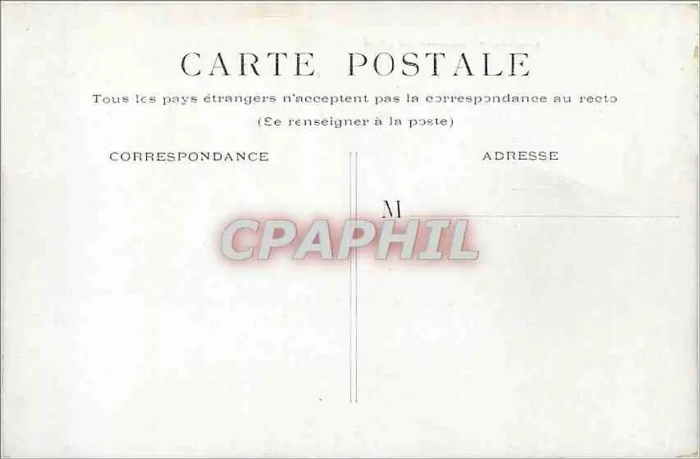 PARIS. - A Estação da Norte — vista da fachada principal com estátuas e relógio - Verso