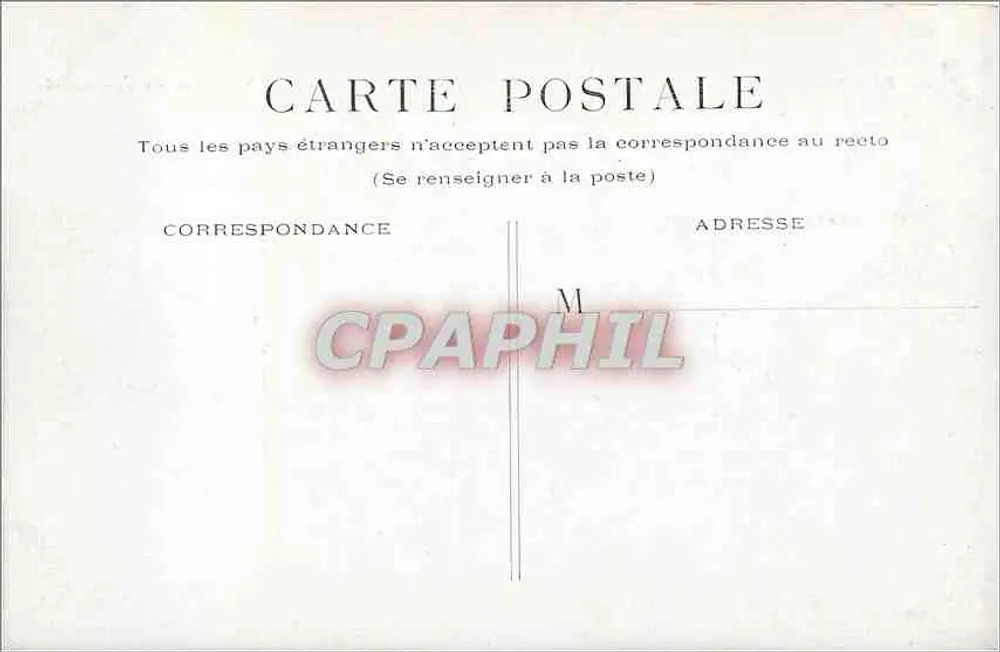 Paris — Arco do Triunfo — editor não identificado - Verso