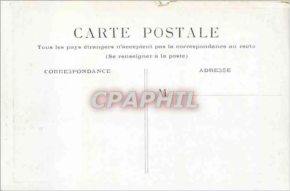 Paris - Túmulo de Napoleão I — editor não identificado, número de série não visível - Verso