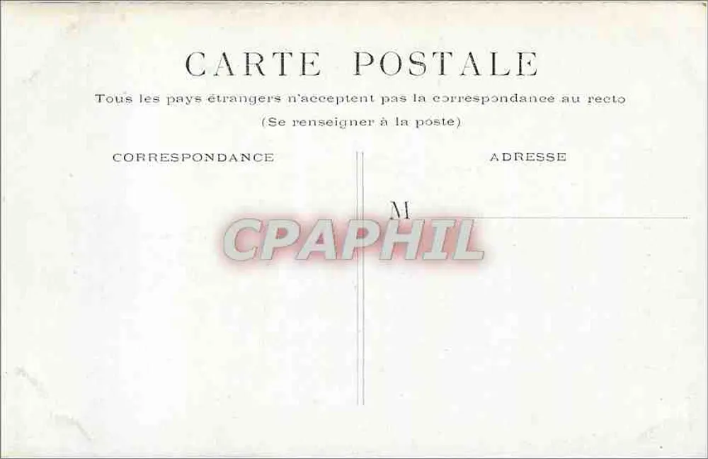 Paris - Arco do Carrousel — vista monumental — editor não identificado - Verso