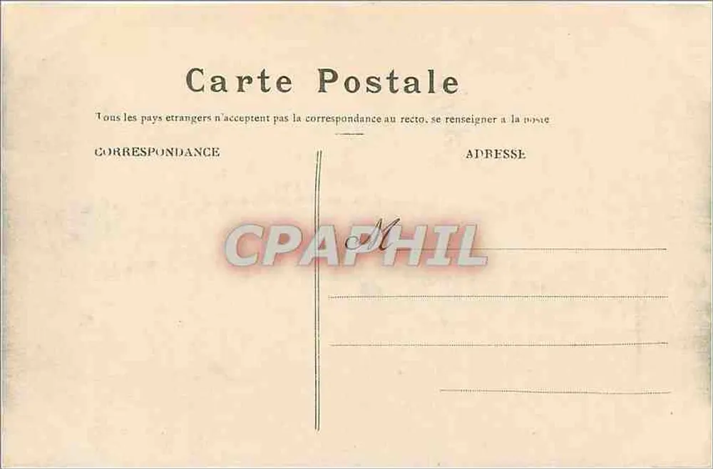 Vue sur le Fg St-Sever — Tramway et Funiculaire — Collection de la Cie des Tramways de Bonsecours, Série A 7 - Verso