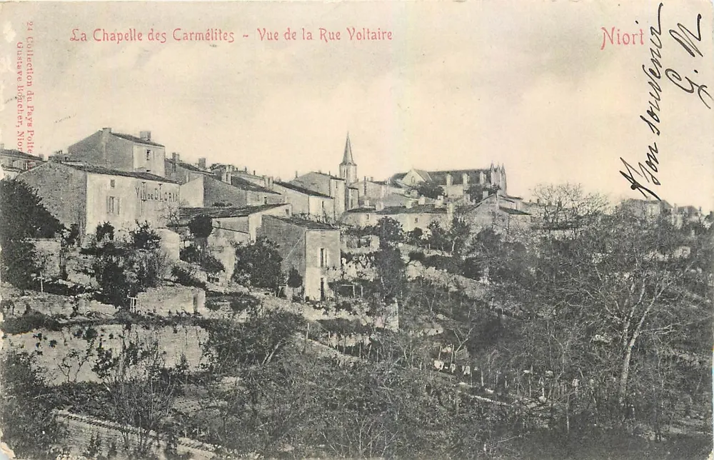 Die Kapelle der Karthäuser — Ansicht der Voltairestraße — Gisserie Hépichet, Niort - Vorderseite