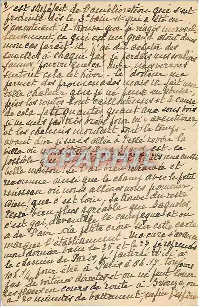 Bagnolles-de-l'Orne — Hotel des Thermes und Thermalbetrieb — LL 160 - Rückseite