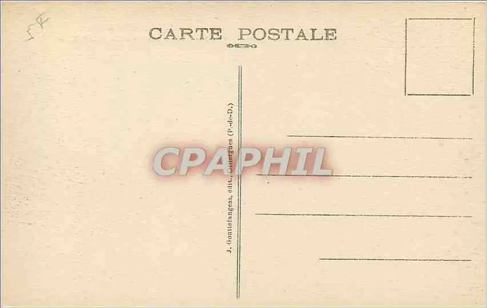 Castelo de Murols — Aube — A Auvergne. — J. Fontefanges, editor (P.-de-D.) - Verso