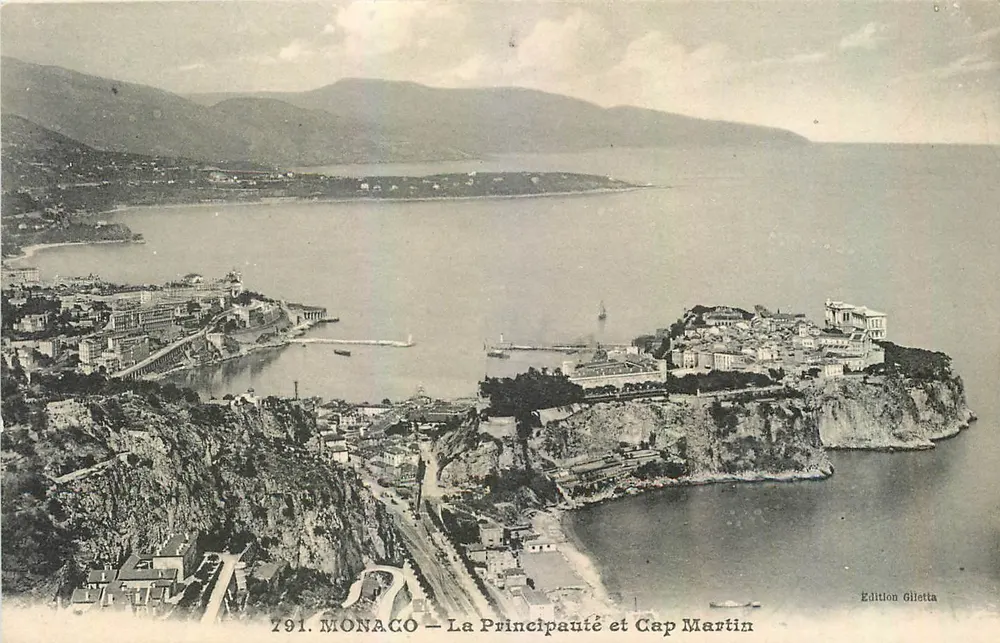 Monaco — De Prinsgezinde en Cap Martin — Uitgave Giletta n°791 - Voorkant