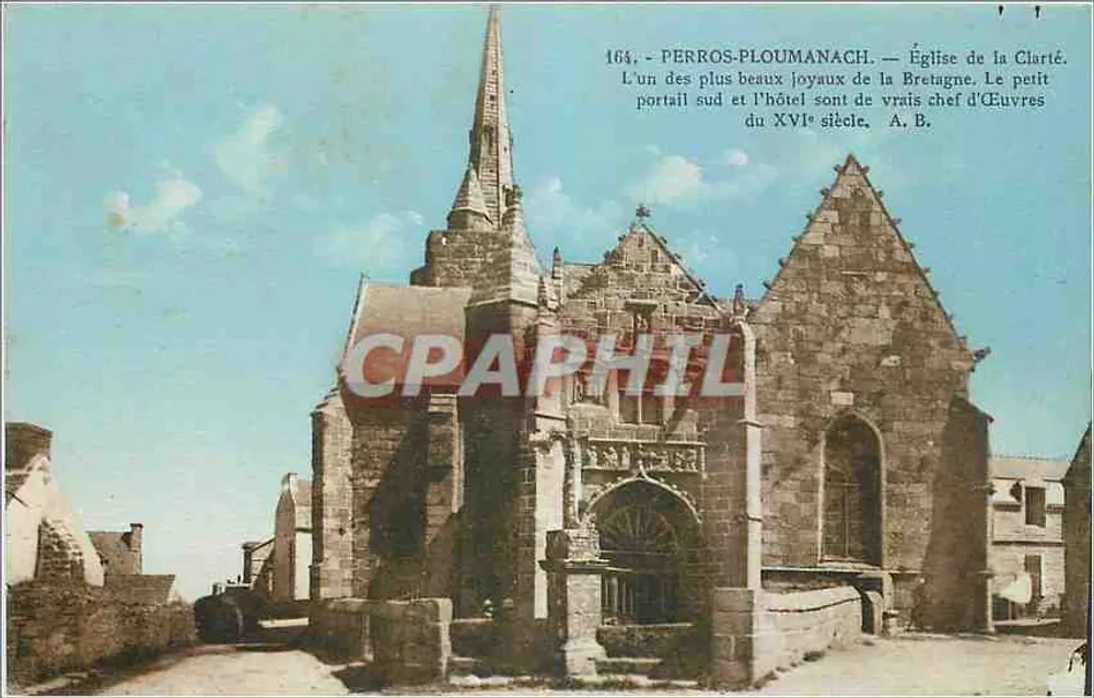 Perros-P loumanach — Église de la Clarté — A. B. - Recto