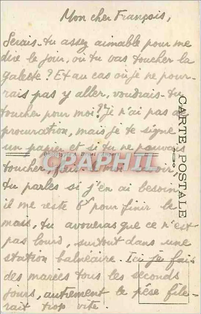 Perros-P loumanach — Église de la Clarté — A. B. - Verso