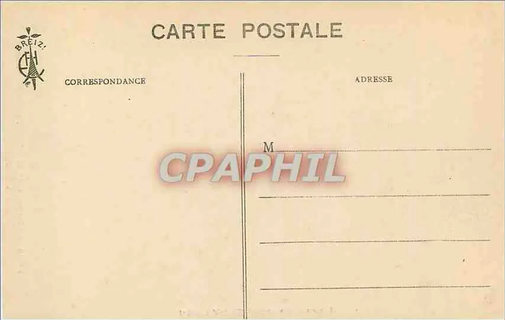 Kapelle von Kerfous, nahe Lannion — Saint Sebastian — Verlag Breiz (Sammlung E. Hamonic) - Rückseite