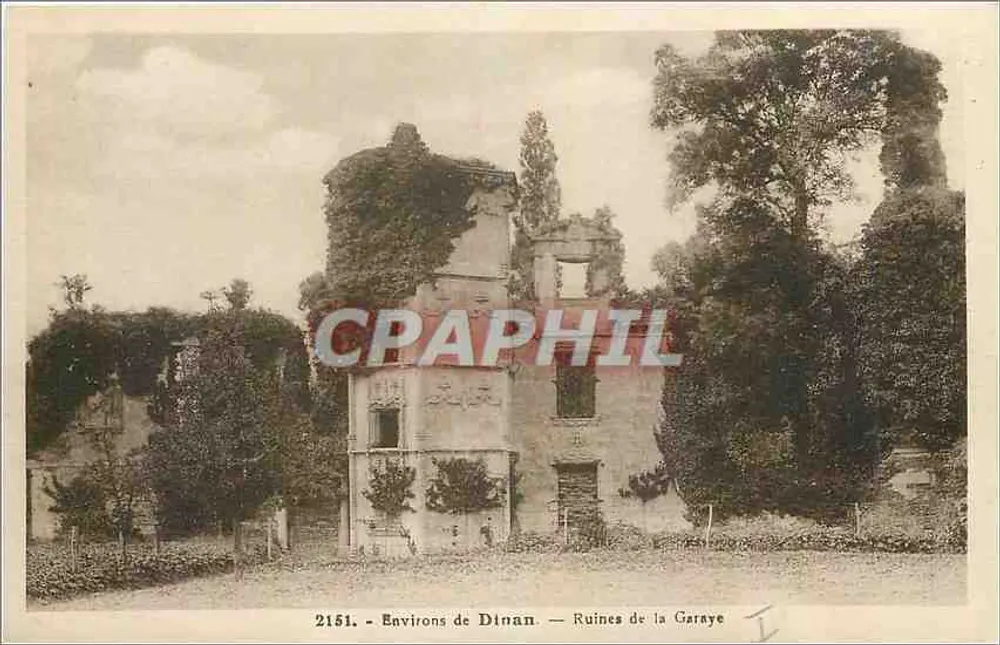 Arredores de Dinan — Ruínas da Garaye — Laurent-N. Rennes - Frente