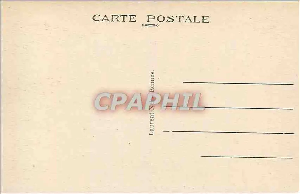Arredores de Dinan — Ruínas da Garaye — Laurent-N. Rennes - Verso
