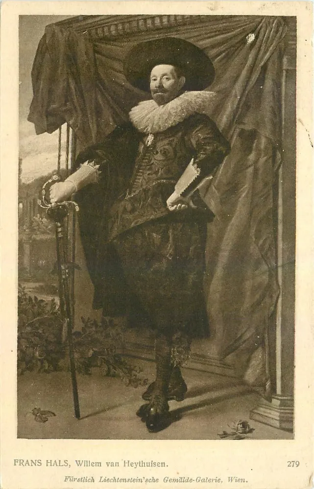 Retrato de Willem van Heythuisen — Frans Hals — Galeria Fürstlich Liechtenstein, Viena — n° 279 - Frente