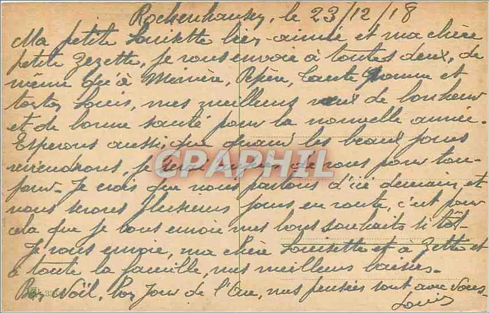 Vila nevada — Carroça puxada por cavalos — Editor: 10 - Verso